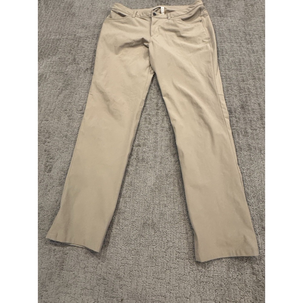 Lululemon Men's ABC Relaxed-Fit 5-Pocket Pants Nomad size 36x34 (B1) - Picture 1 of 5